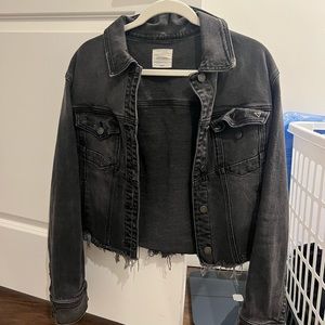 Hidden black jean jacket!